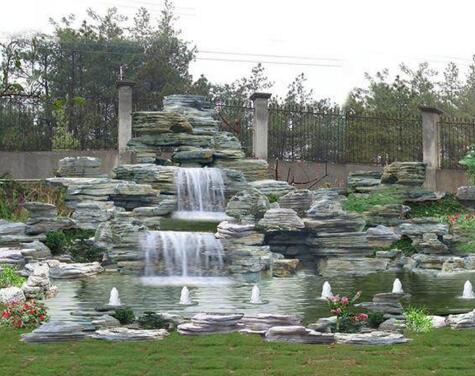园林喷泉假山制作